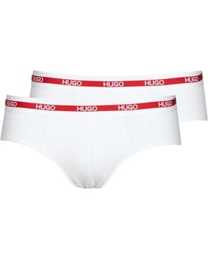 HUGO Slip Brief Twin Pack - Bianco