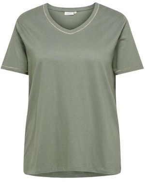 Only Carmakoma T-shirt 195464VTPE26 - Vert