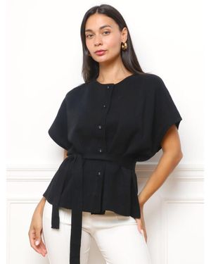 La Modeuse Blouses Gilets, Cardigans Pour Femme - Noir