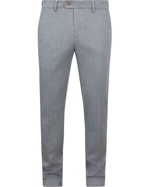 Suitable Pantalon Das Pantalon Pied-de-Poule Marine - Gris