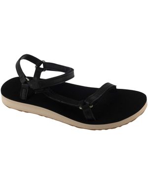 Teva Sandales W Original Universal Slim Leather Sandals - Noir