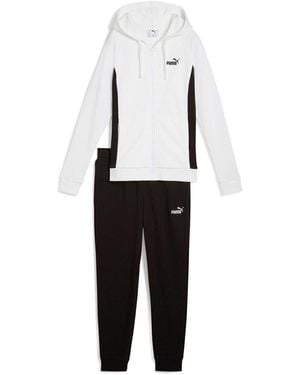 PUMA Ensembles de survêtement Hooded Sweat Suit Tr Cl - Blanc