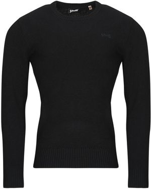 Schott Nyc Trui Pllance1 - Zwart
