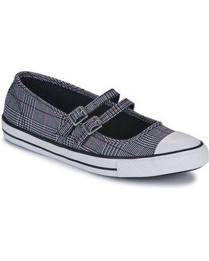 Converse Ballerine Chuck Taylor All Star Dainty Mary Jane Plaid - Blu