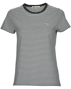 Esprit T-shirt Korte Mouw Y/d Stripe - Zwart