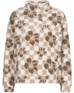 Roxy Fleece Jack Jive Talking Bonded - Naturel