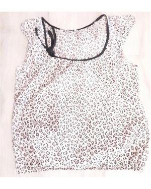 Promod Blouses Top zebré - Neutre