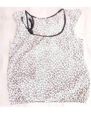 Promod Blouses Top zebré - Neutre