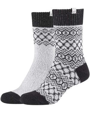 Skechers Sportsokken Casual Cozy Jacquard 2Ppk Socks - Grijs