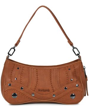 Desigual Handtas Embro Patch Alsacia - Bruin