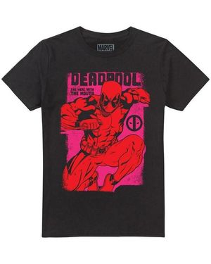 Deadpool T-Shirt Merc With A Uth - Rouge