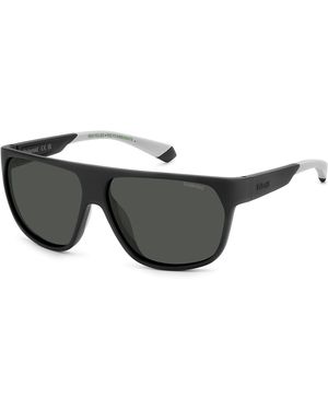 Polaroid Lunettes de soleil PLD 7053/S Lunettes de soleil, Noir/Gris, 60 mm