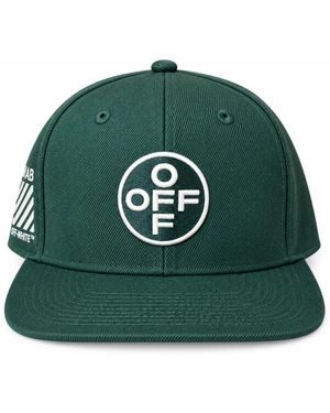 Off-White c/o Virgil Abloh Chapeau Casquette De Baseball Avec Logo Avec Logo Galé - Vert