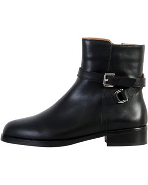 The Divine Factory Boots Bottines Cuir Alénoa - Noir