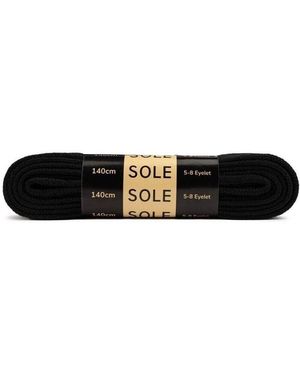 Sole Lacets 140Cm Flat Trainer Lacets - Noir