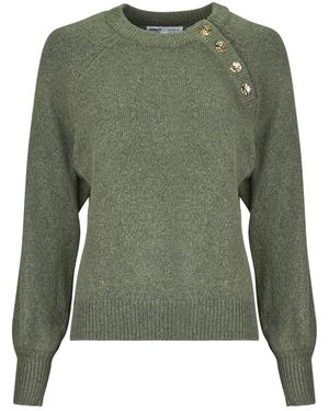 ONLY Pull Onlemma Ls Button Oneck Knt - Vert