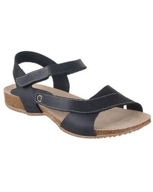 Interbios Sandales compensées BASKETS 4487 - Bleu