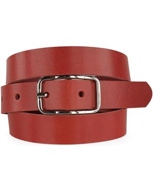 Jaslen Ceinture Exclusive Leather - Rouge