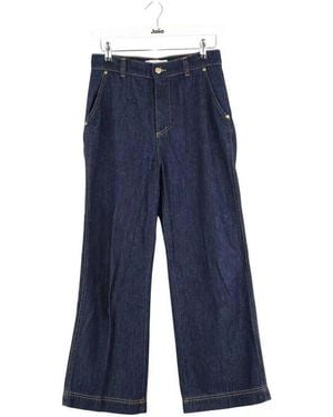 Ba&sh Jeans larges Jean large en coton bleu