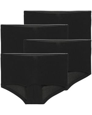 Sloggi Culotte E Boxer Feel Sensational Short Pack De 4 - Nero