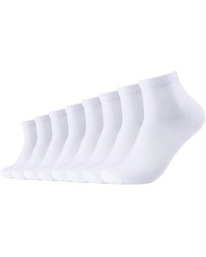 S.oliver Chaussettes unisexe Chaussettes Paquet de 8 - Blanc