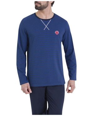 Athena Pyjamas Chemises De Nuit 7701202 - Bleu