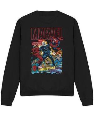 Marvel Sweatshirts Retro Cover - Noir