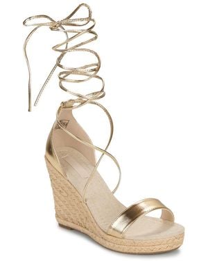 ONLY Sandali Onlamelia-17 Pu Foil Wrap Wedge Heel - Metallizzato