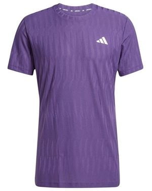 adidas T-shirt Climacool+ Airchill Freelift - Violet