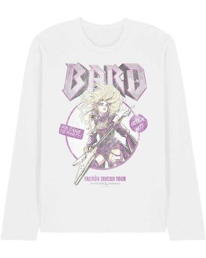 Dungeons & Dragons T-Shirt Bard Glam Rock Tour - Blanc