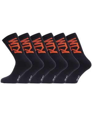 Ktm Chaussettes Lot de 6 Paires de tennis - Bleu