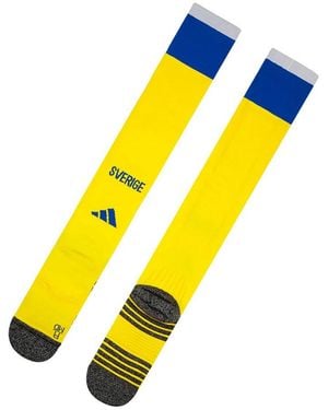 adidas Collants & Bas Chaussettes Suède 26/27 Tissu Doux Et Soyeux - Jaune