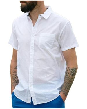 Rms 26 Overhemd Korte Mouw - Blauw