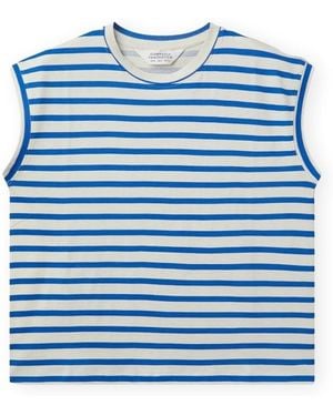 Compañía Fantástica Blouse Compañia Fantástica T-Shirt 42101 - Blauw