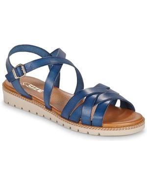 So Size Flache Sandalen Margot - Blau