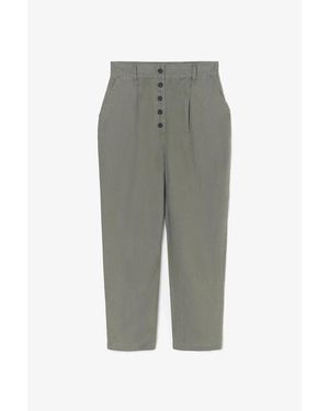 Pantalon Chino Femme Le Temps Des Cerises - Couleur Gris - Taille LEXIE ZINC - Coton Mélangé - Neuf Avec étiquettes