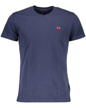La Martina T-Shirt Ccmr04Js206_87B38F2 - Bleu