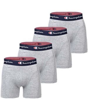 Champion Caleçons Caleçon Paquet de 4 - Gris