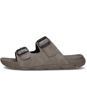 Jeep Claquettes JM61120A - Marron