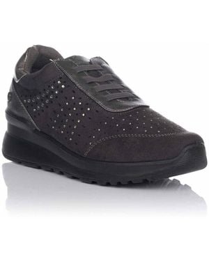 Amarpies Baskets Chaussure Sport À Talon Compensé - Bleu