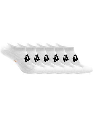 Ktm Chaussettes Lot de 6 Paires de Tiges Courtes - Blanc