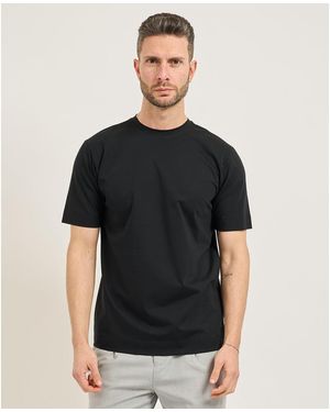 Gazzarrini T-Shirt T-Shirt Homme Basique Col Rond - Noir