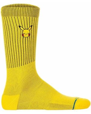 Stance Chaussettes unisexe Chaussettes Paquet de 1 PIKACHU CREW - Jaune