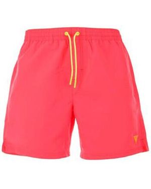 Guess Maillots de bain Short de bain rose - F4GT03WG282-F4P7 - Rouge