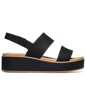 Crocs™ Sandales Compensées Brooklyn - Noir