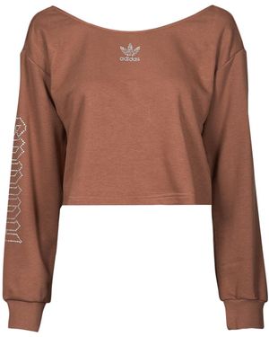 adidas Felpa Slouchy Crew? - Marrone