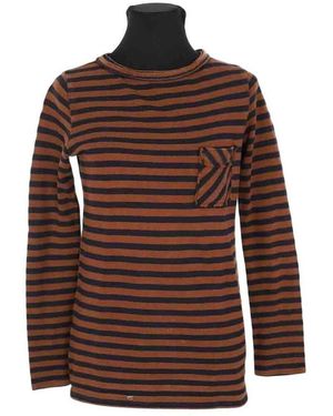 Momoní Pull Pull en coton marron