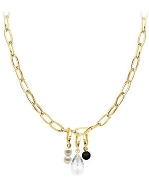 Sc Bohème Collier B3058-DORE-CRYS - Métallisé