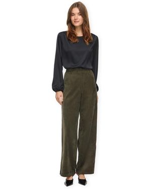 Vila Pantalon Courdie Trousers - Noir