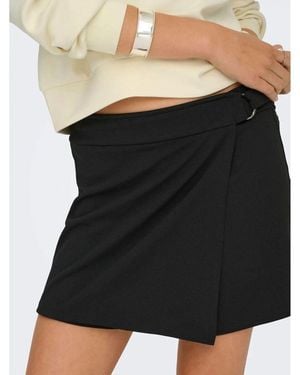 ONLY Jupes 15368556 SANIA SKORT-BLACK - Noir